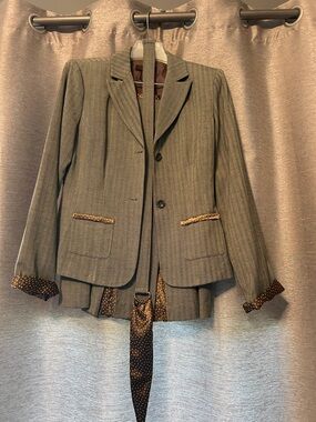 Chadwick's Brown Satin-Look Lining Jacket
